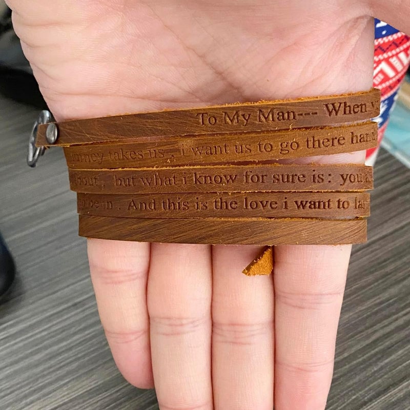 Rantanto Genuine Leather Wrap Bracelets Trendy Western Stackable Cuff Adjustable Boho Layered Bracelet Jewelry For Men Women - Image 4